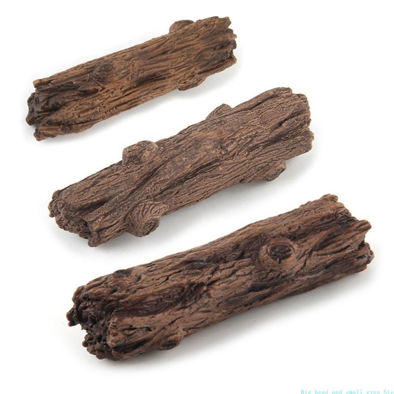 Aquarium Moss - พิพิธภัณฑ์สัตว์น้ําตกแต่งต้นไม้ Trunk Log พลาสติก Aquarium เครื่องประดับถังปลา