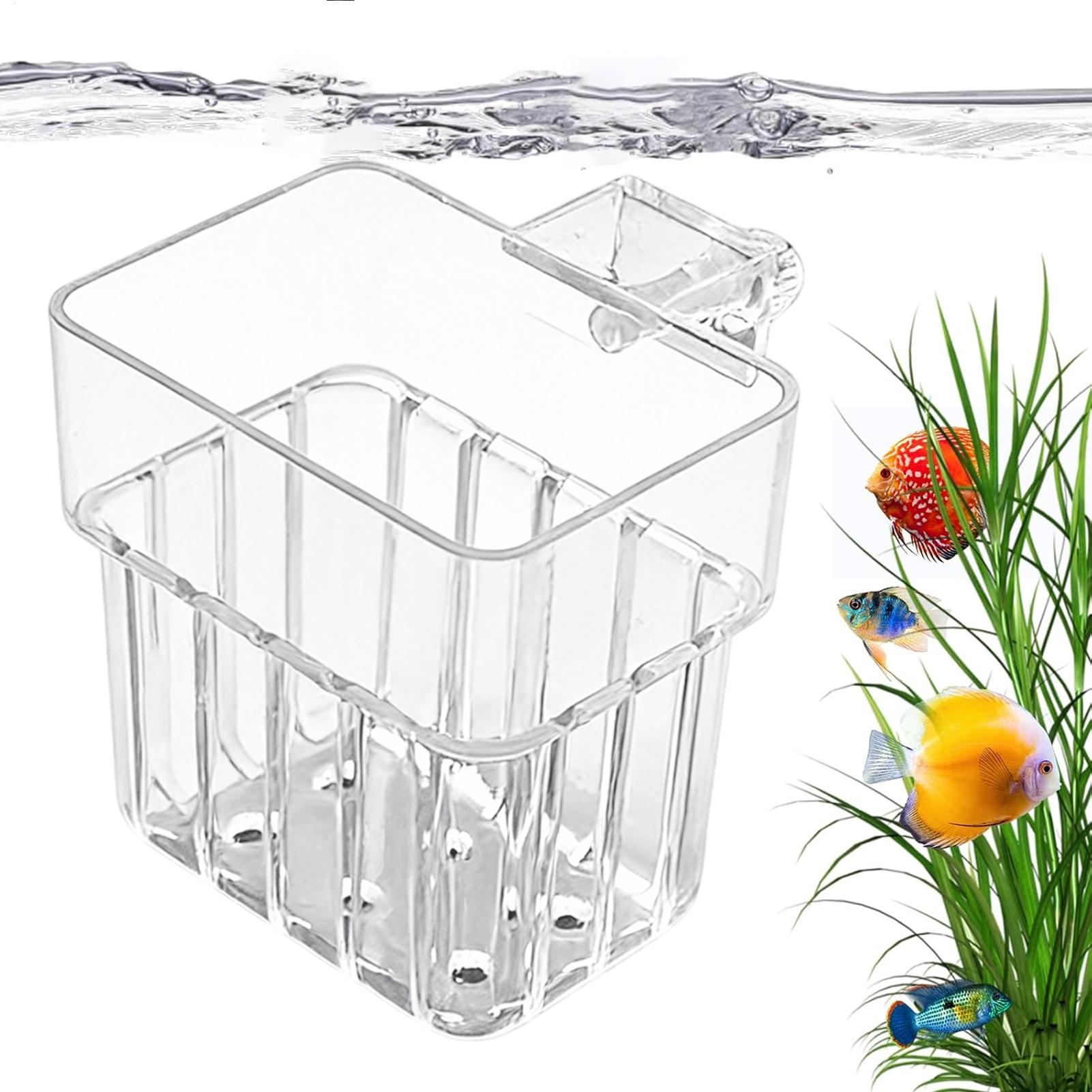Aquarium Plants Live - กระถางปลูกพืชแบบแขวนโปร่งใสสำหรับตู้ปลา ระบบไฮโดรโพนิกส์ ตกแต่งสถานที่ทำงานในร่ม ตกแต่งการเพาะปลูก