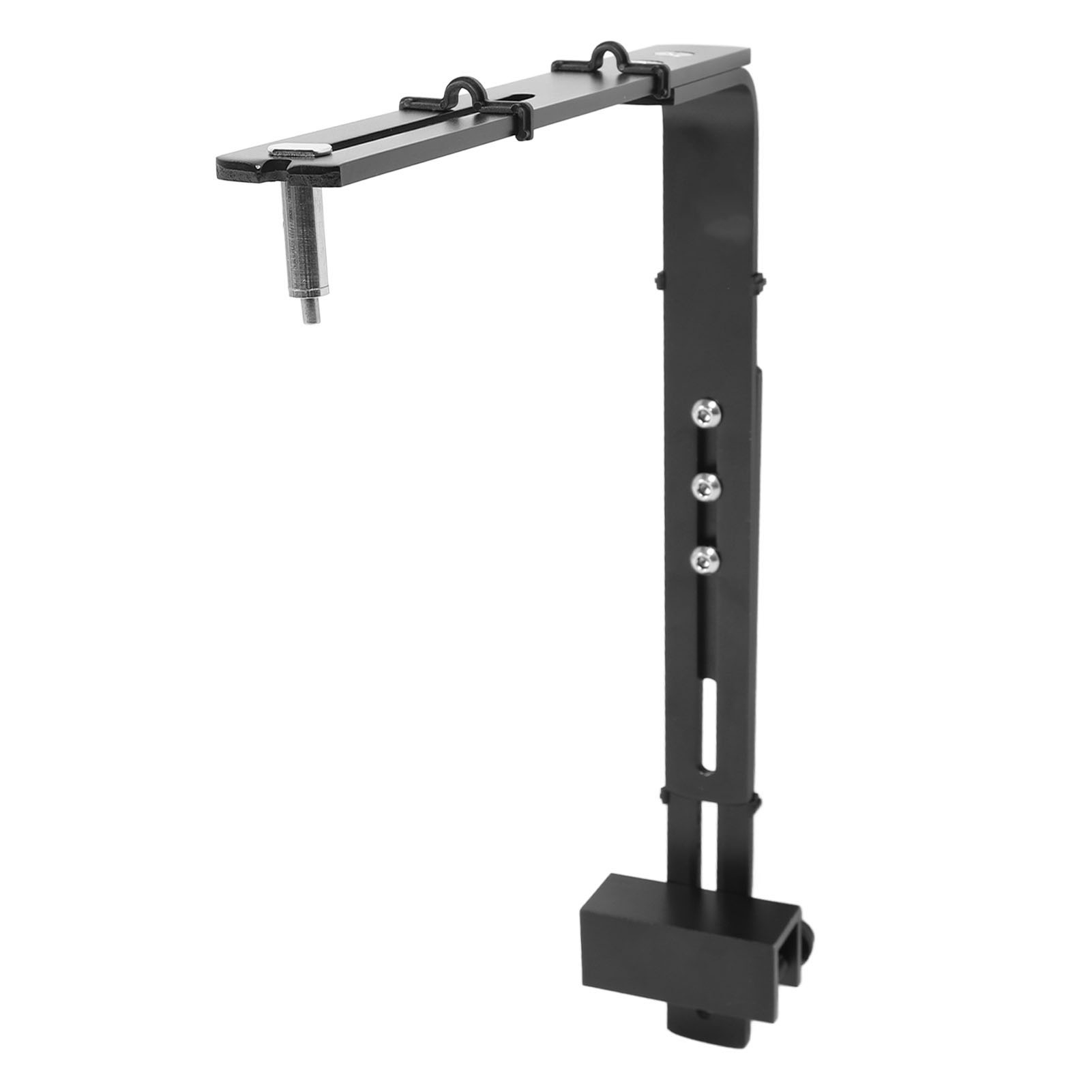 Aquarium Plant Holder - ขาตั้งไฟตู้ปลา อะลูมิเนียมอัลลอย ปรับความสูงได้ มั่นคงสูง ขาตั้งโคมไฟสำหรับสัตว์เลื้อยคลานและตู้ปลา สีดำ