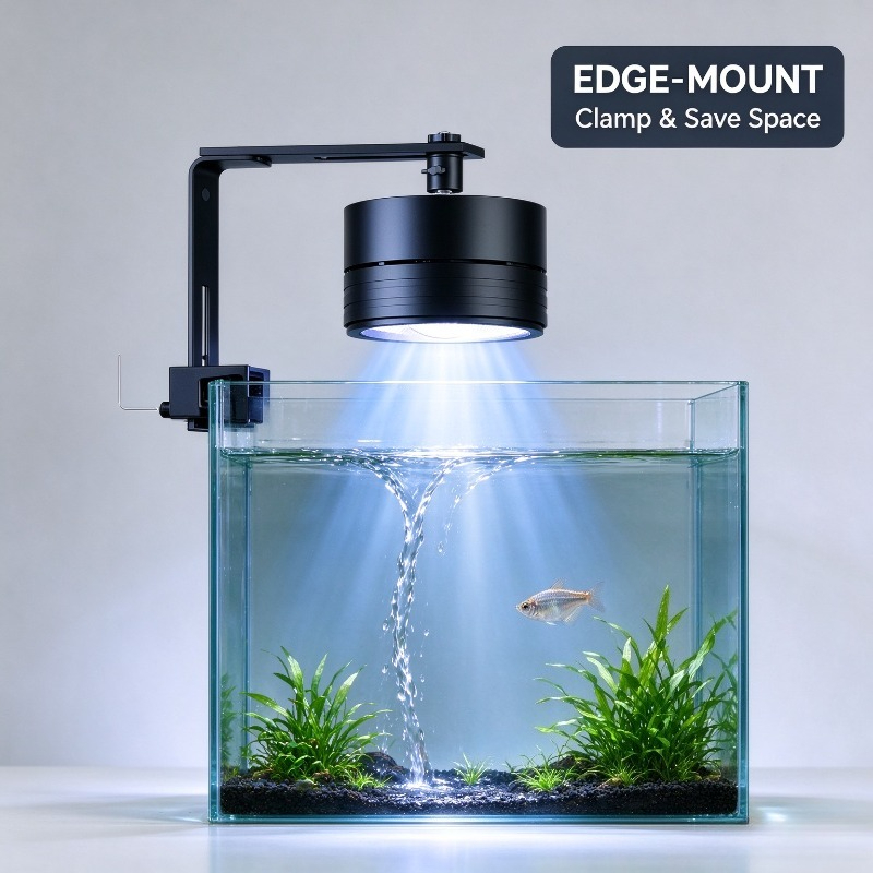 Aquarium Moss - ไฟ LED สำหรับตู้ปลาแบบเต็มสเปกตรัม รุ่นปี 2026, โคมไฟสำหรับปลูกสาหร่ายและมอสในตู้ปลาแบบธรรมชาติ,