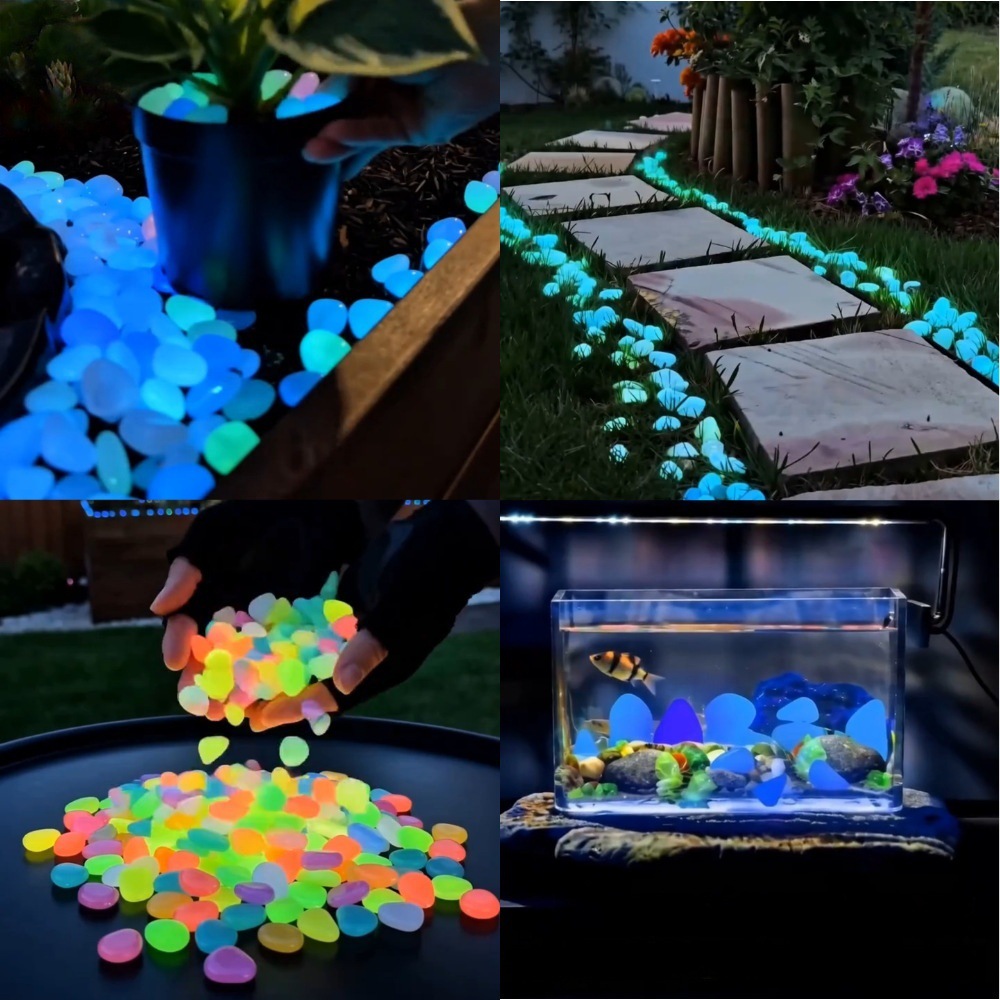 Planted Tank - หินเรืองแสงหลากสีสันสำหรับตกแต่งสวน ทางเดินกลางแจ้ง ตู้ปลา และกระถางต้นไม้