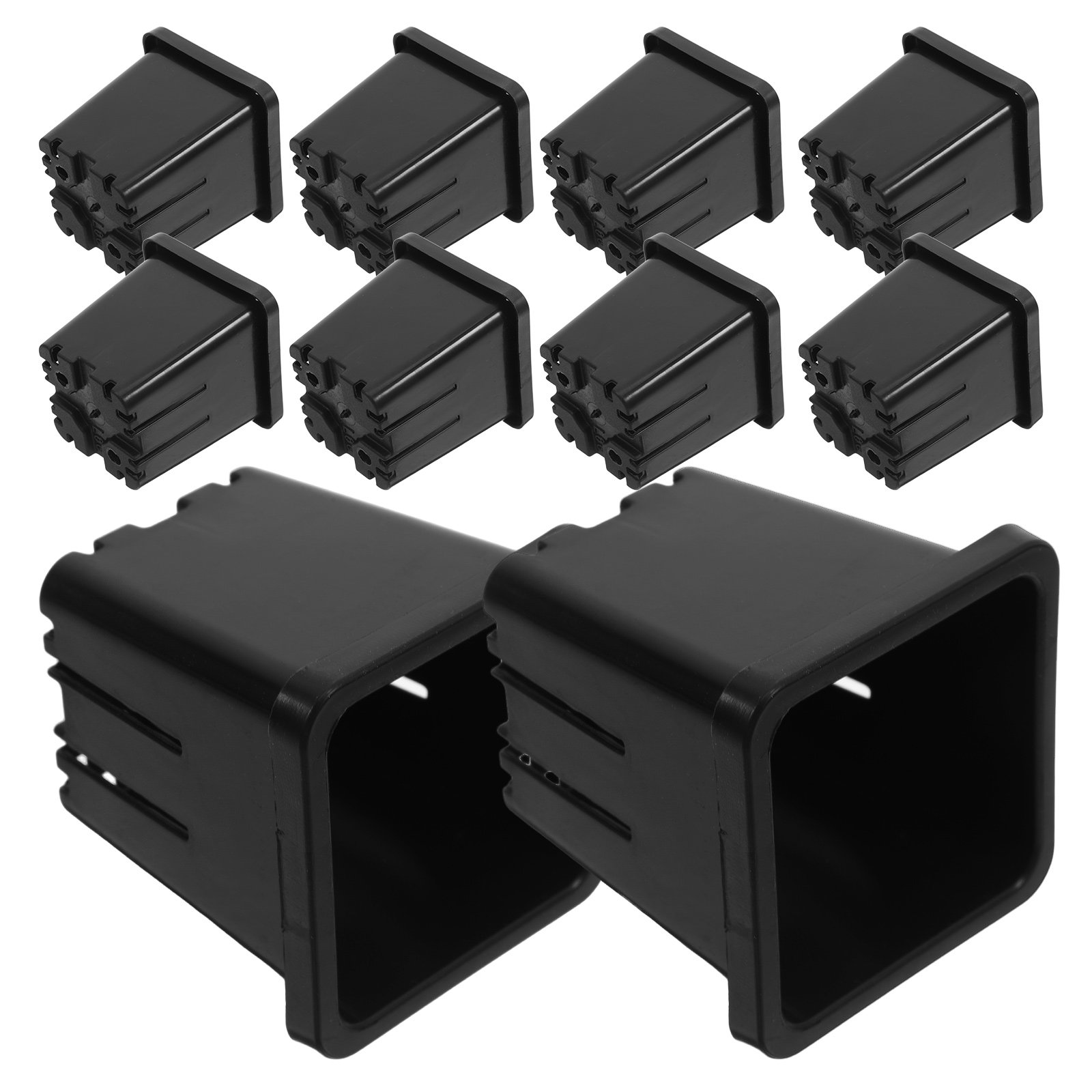 Plant Aquarium Pot - 10 ชิ้น กระถางตาข่ายปลูกพืชแบบไฮโดรโปนิกส์ กระถางตาข่ายพลาสติก สำหรับการปลูกพืชไร้ดิน ปลูกผักในร่ม
