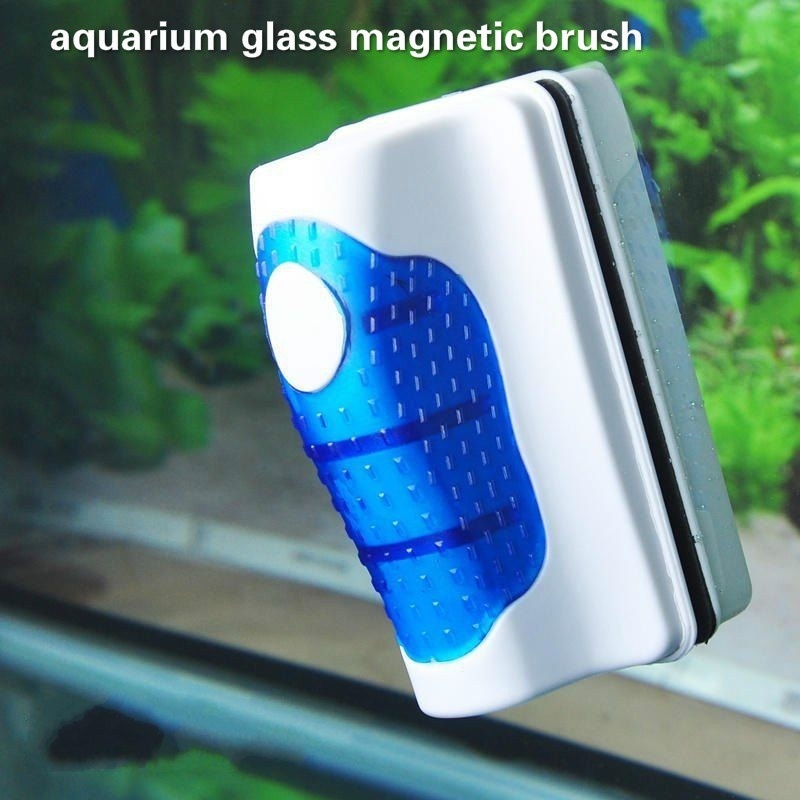 Planted Aquarium Cleaning - ที่ขูดทำความสะอาดกระจกตู้ปลา ที่ทำความสะอาดตู้ปลาแบบลอยน้ำ แปรงทำความสะอาดแม่เหล็กแรงสูงสำหรับตู้ปลา