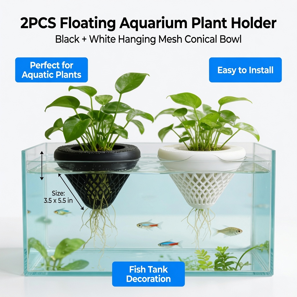 ที่วางต้นไม้ในตู้ปลาแบบลอยน้ำ  - Aquarium Plants Live บทวิจารณ์และราคา