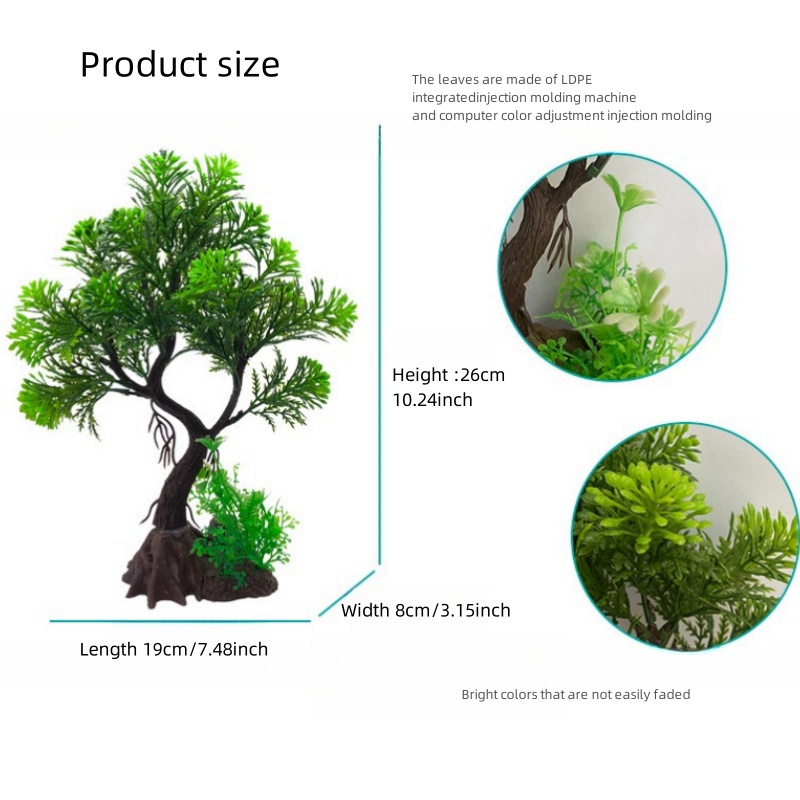 ต้นไม้ประดิษฐ์ตกแต่งตู้ปลา DIY - Aquarium Moss บทวิจารณ์และราคา