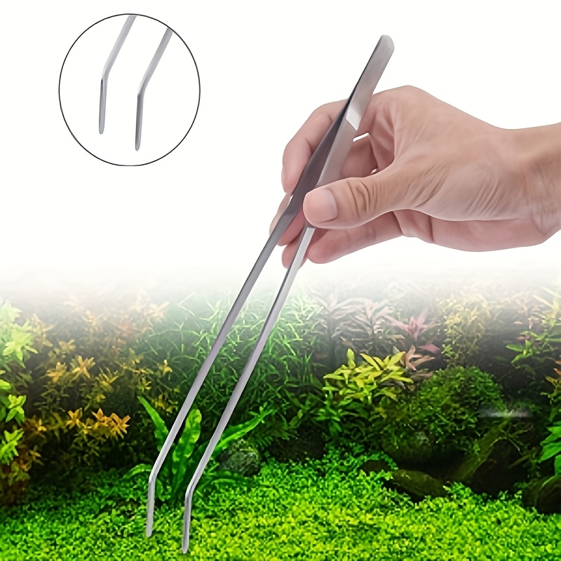 แหนบสแตนเลสสำหรับจับวัชพืชในน้ - Planted Aquarium Cleaning บทวิจารณ์และราคา