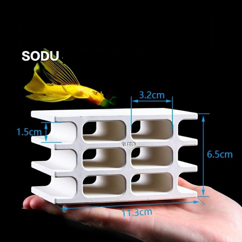 เซรามิคสีขาวถังAquarium Fish T - Plant Aquarium Pot บทวิจารณ์และราคา