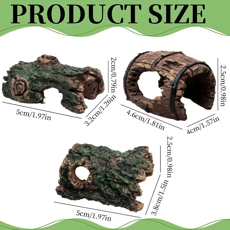 ชุดตกแต่งตู้ปลาเรซิ่น 3 ชิ้น ถ - Aquarium Moss บทวิจารณ์และราคา