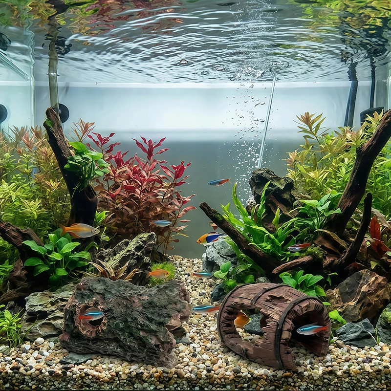 ชุดตกแต่งตู้ปลาเรซิ่น 3 ชิ้น ถ - Aquarium Moss บทวิจารณ์และราคา