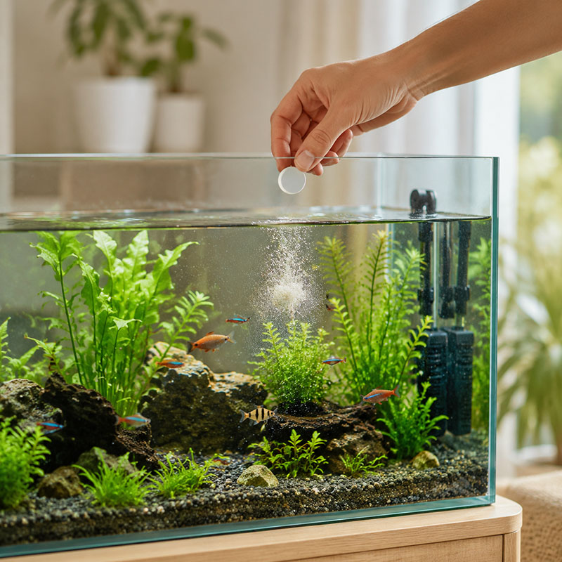 เม็ดกำจัดตะไคร่น้ำในตู้ปลา MIR - Aquarium Liquid Carbon บทวิจารณ์และราคา