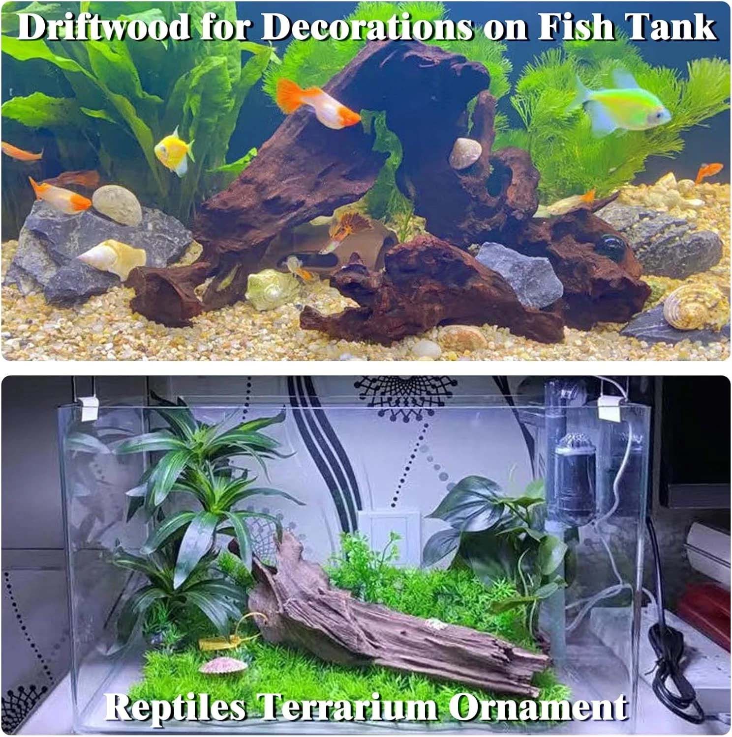 15-20 ซม. 1 ชิ้น ไม้ลอยน้ำธรรม - Aquarium Moss บทวิจารณ์และราคา
