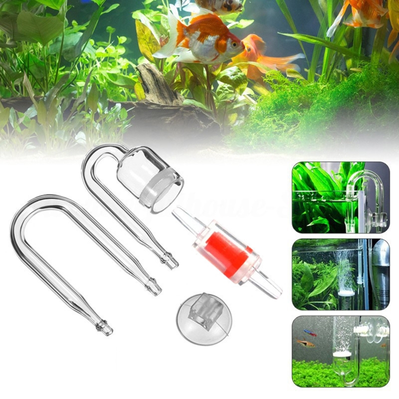 DIY ชุดกระจาย CO2 4ชิ้นสำหรับต - Live Plant Aquarium บทวิจารณ์และราคา